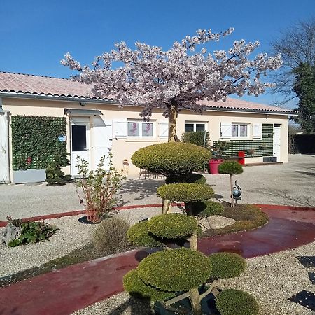 Une Pause Quelque Part Au Jardin Des Erables Et Des Niwakis Saint-Medard-de-Guizieres المظهر الخارجي الصورة